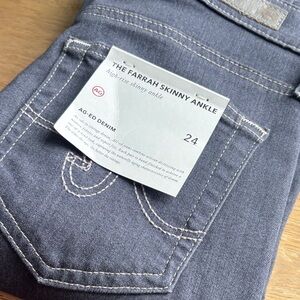Ag Adriano Goldschmied Farrah Skinny Ankle Jeans - Slate Blue